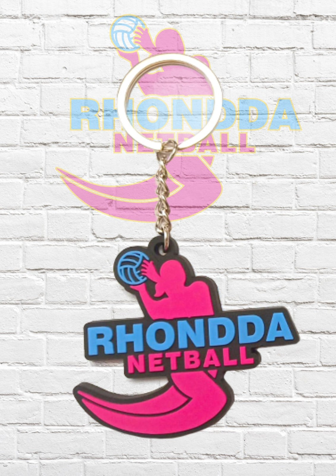 Rhondda Netball Keyring